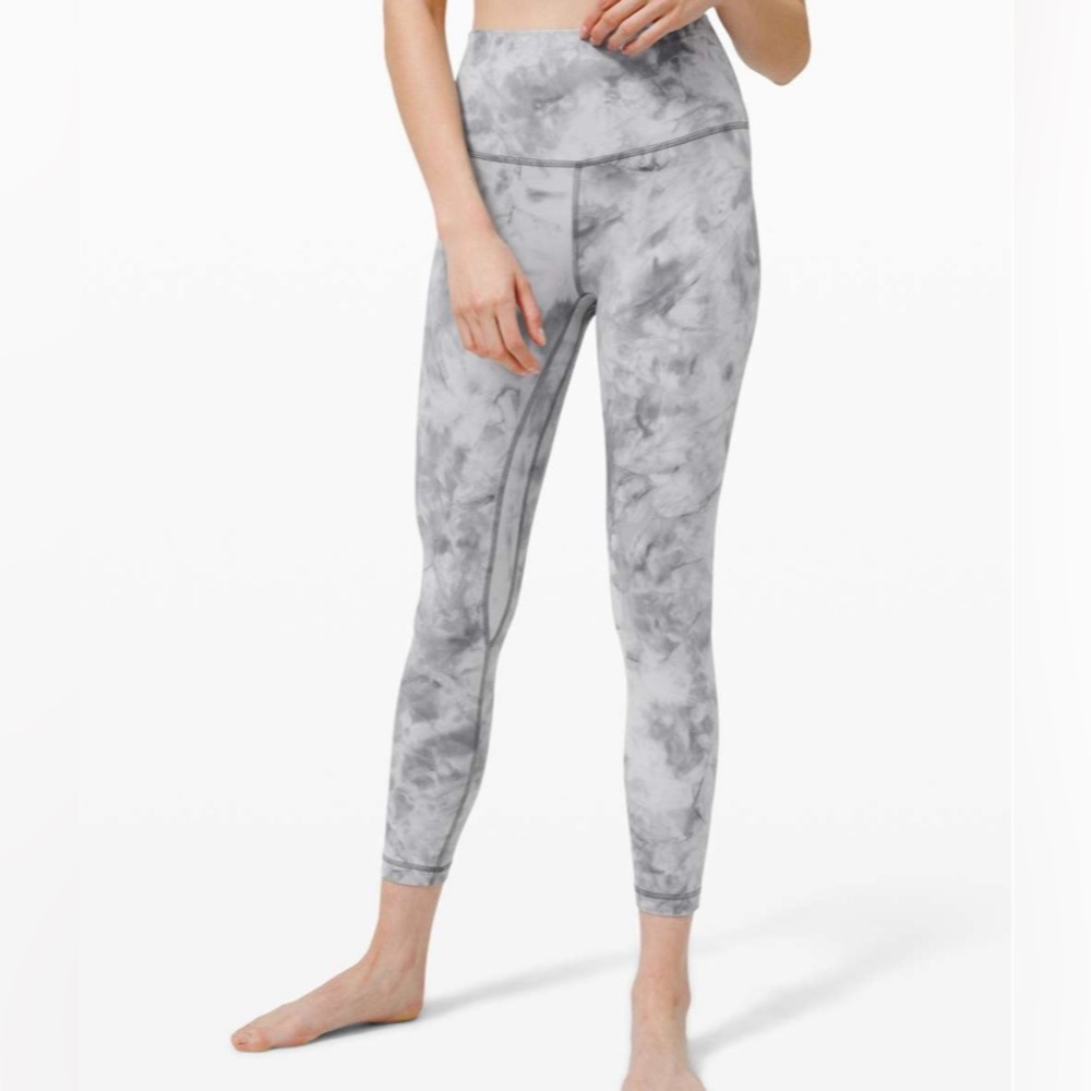 Lululemon Align Pant 25” Diamond Dye Stargaze Pitch Grey